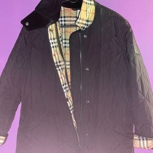 Burberry diamond Quilted Nylon coat